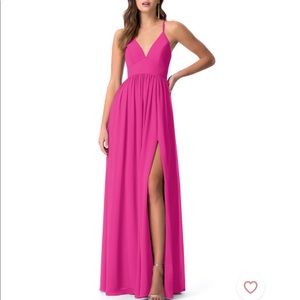 Azazie Aaida fuchsia Bridesmaid Dress size A6